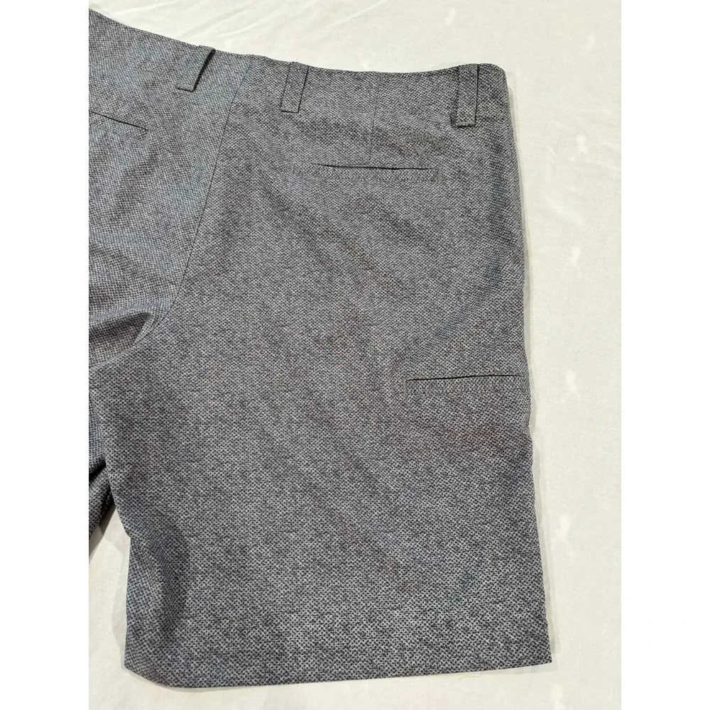 Callaway Golf Shorts Mens 38 Grey Micro‎ Pattern Stretch Performance Flat Front